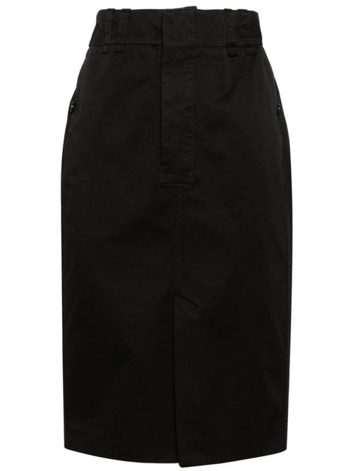 Cotton Pencil Skirt SAINT LAURENT | 786191Y04VF1376